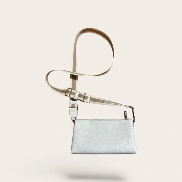 NWT $298 Kate Spade Emma White Crossbody Bag - Picture 9 of 9